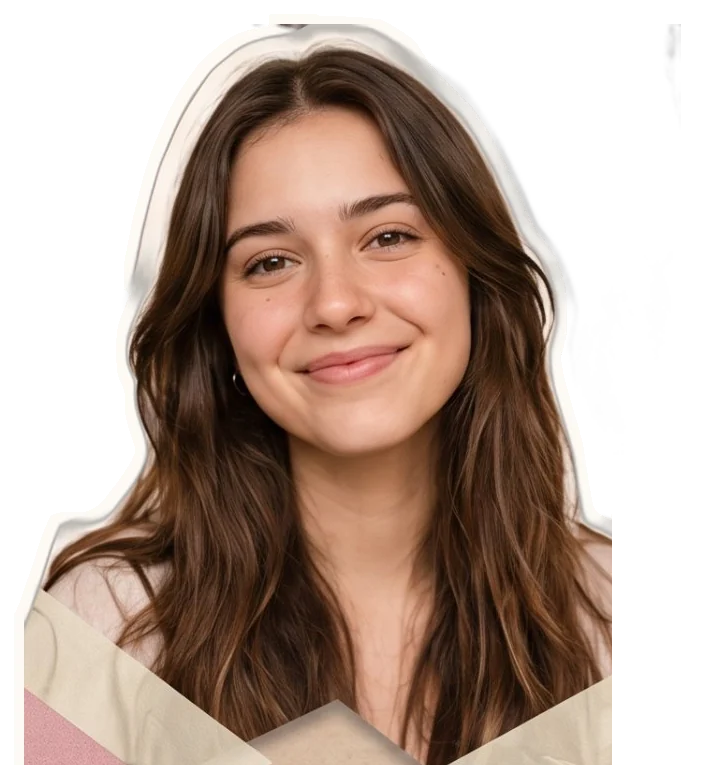 Victoria Salazar sonriendo